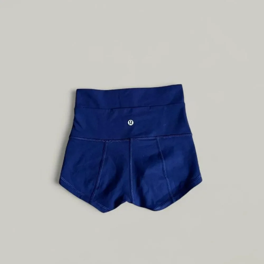 Lululemon Women's Navy and Blue Shorts